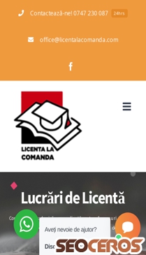 licentalacomanda.com mobil previzualizare