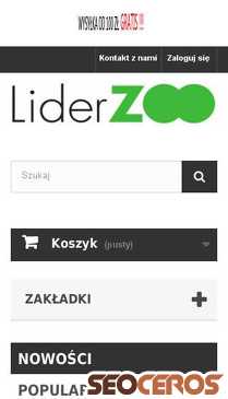 lider-zoo.pl mobil previzualizare