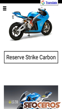 lightningmotorcycle.com mobil preview