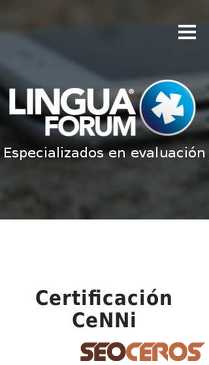 linguaforum.com.mx mobil előnézeti kép