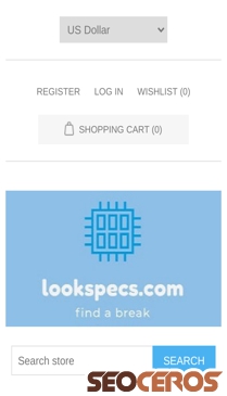 lookspecs.com mobil förhandsvisning