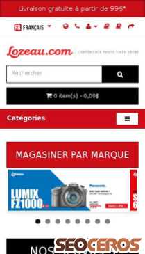 lozeau.com/produits/fr mobil preview