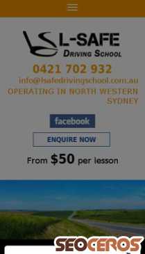 lsafedrivingschool.com.au mobil obraz podglądowy