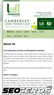 luff-associates.co.uk mobil előnézeti kép