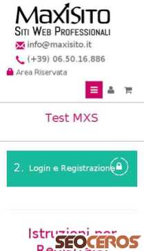 m.maxisito.com/products/user-login.aspx mobil előnézeti kép