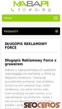 mabapi.pl/dlugopis-reklamowy-force mobil förhandsvisning