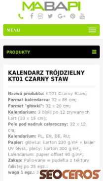 mabapi.pl/kalendarz-trojdzielny-kt01-czarny-staw mobil Vista previa