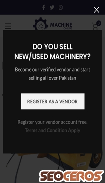 machineonline.pk mobil previzualizare