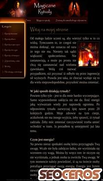 magicznerytualy.pl mobil előnézeti kép