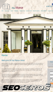 manorhotel.co.uk mobil förhandsvisning