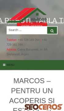 marcosconstruct.ro mobil preview