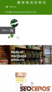 marijuanamansshop.com mobil förhandsvisning
