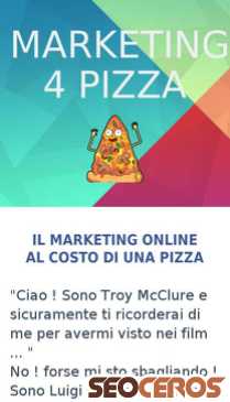 marketing4pizza.com mobil Vorschau