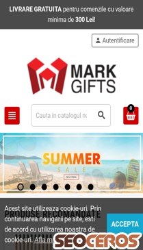 markgifts.ro mobil preview