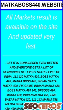 matkaboss440.website mobil preview