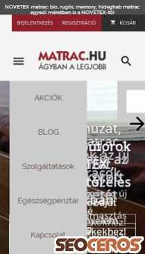 matrac.hu mobil Vorschau