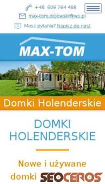 max-tom.com mobil Vorschau