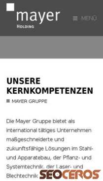 mayer.de/hu mobil obraz podglądowy