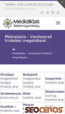 mediabazis.com mobil vista previa