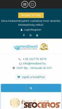 mediwel.hu mobil förhandsvisning