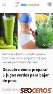 mejorconsalud.com/descubre-preparar-5-jugos-verdes-bajar-peso mobil náhľad obrázku