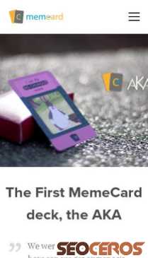 memecard-en.webnode.hu mobil obraz podglądowy