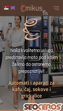 mikus.rs mobil previzualizare