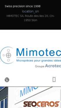 mimotec.ch mobil förhandsvisning