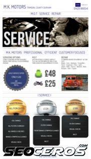 mk-motors.co.uk mobil preview