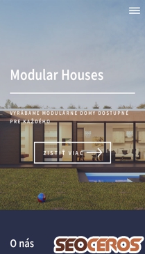 modularhouses.sk mobil förhandsvisning