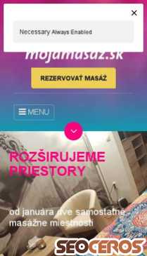 mojamasaz.sk mobil preview