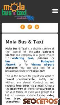 mola-bus.hu mobil előnézeti kép