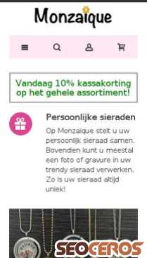 monzaique.nl mobil náhľad obrázku