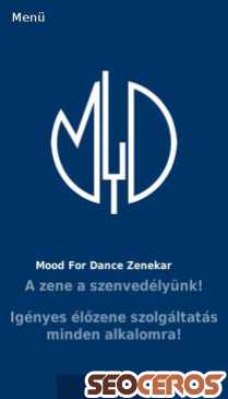 mood4dance.hu mobil preview