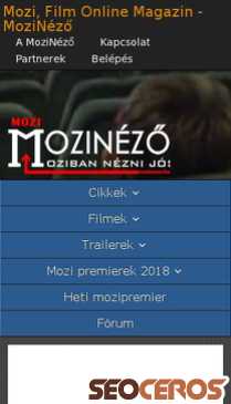 mozinezo.hu mobil förhandsvisning