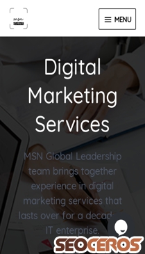 msn-global.com/digital-marketing-services mobil 미리보기