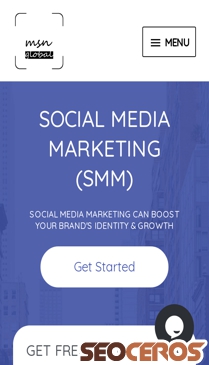 msn-global.com/social-media-marketing mobil previzualizare