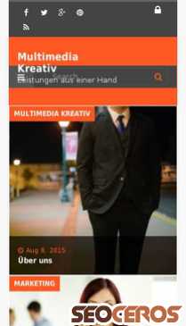 multimedia-kreativ.de mobil Vorschau