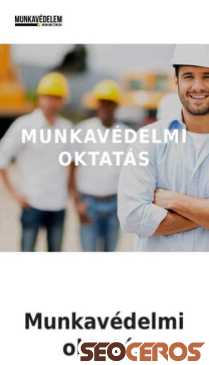 munkavedelem-munkabiztonsag.hu/szolgaltatasaink/munkavedelmi-oktatas mobil preview