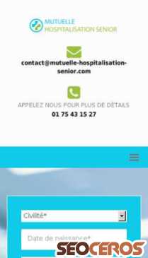 mutuelle-hospitalisation-senior.com mobil előnézeti kép