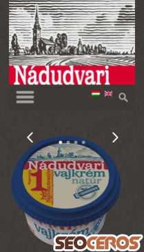 nadudvari.com mobil Vista previa