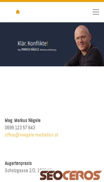naegele-mediation.at mobil Vorschau
