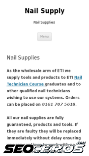 nailsupply.co.uk mobil preview