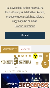 nemzetiszinhaz.hu mobil előnézeti kép