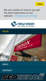 new-vision.co.uk mobil preview
