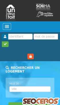 new.udt-aquitaine.fr mobil előnézeti kép