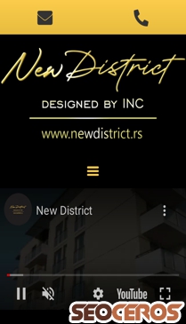 newdistrict.rs mobil förhandsvisning
