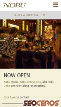 noburestaurants.com mobil náhled obrázku