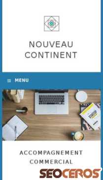 nouveaucontinent.info mobil obraz podglądowy