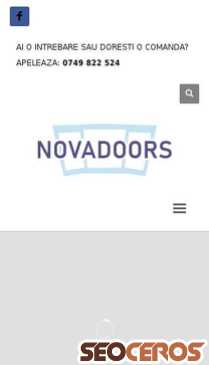 novadoors.ro mobil förhandsvisning